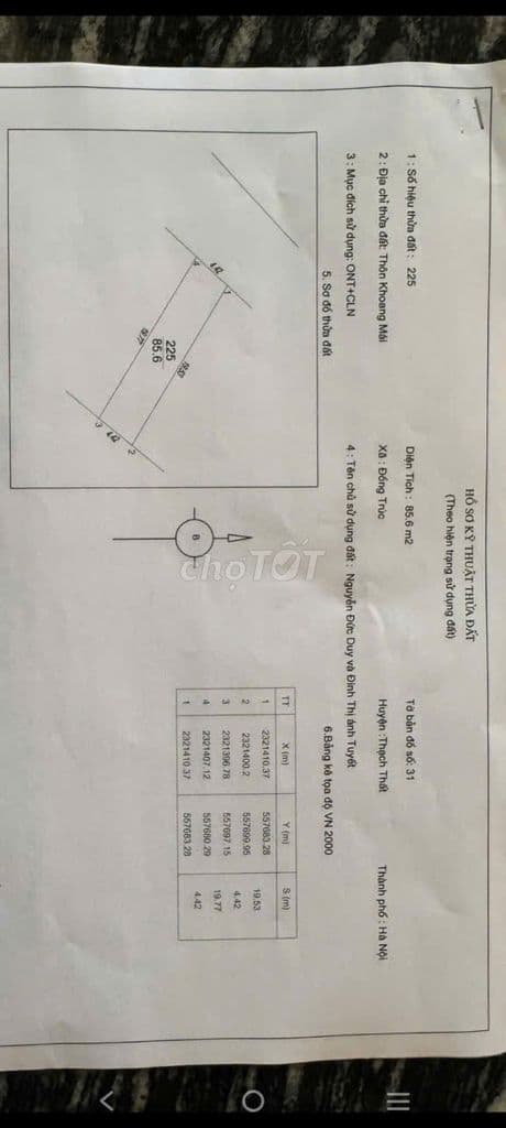 Cần bán gấp lô đất tiềm năng gần trang trại Quang tèo thạch thất - Ảnh 2