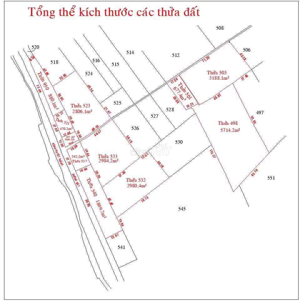 đất nn làm đa muc đích dt gần 3 hec ta nat tiền kenh Quyet thắng thông - Ảnh 3