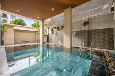 Cho thuê Villa có hồ bơi, 3 tầng đẹp Khu biệt thự Phan Bá Vành