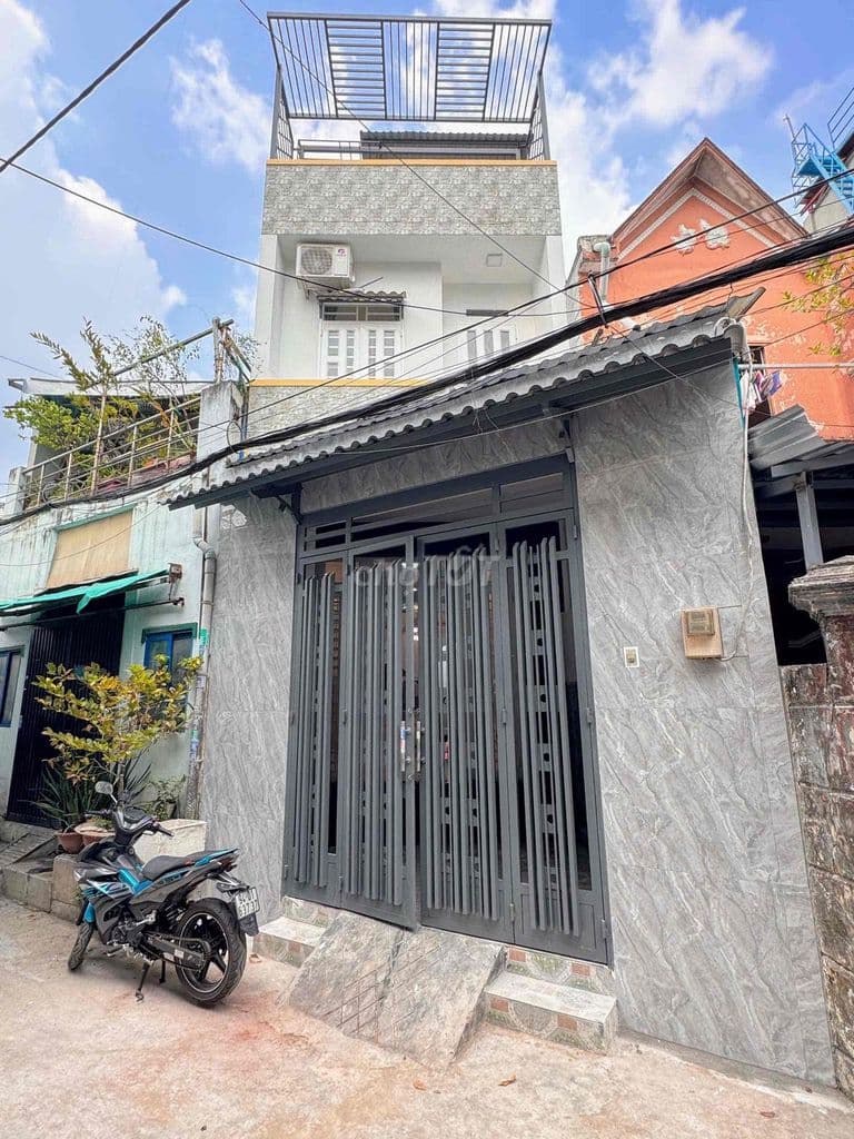 HẺM OTO 5M THÔNG NGAY CHỢ ĐẤT MỚI - 4M X 16M -3 TẦNG TẶNG NỘI THẤT - Ảnh 2