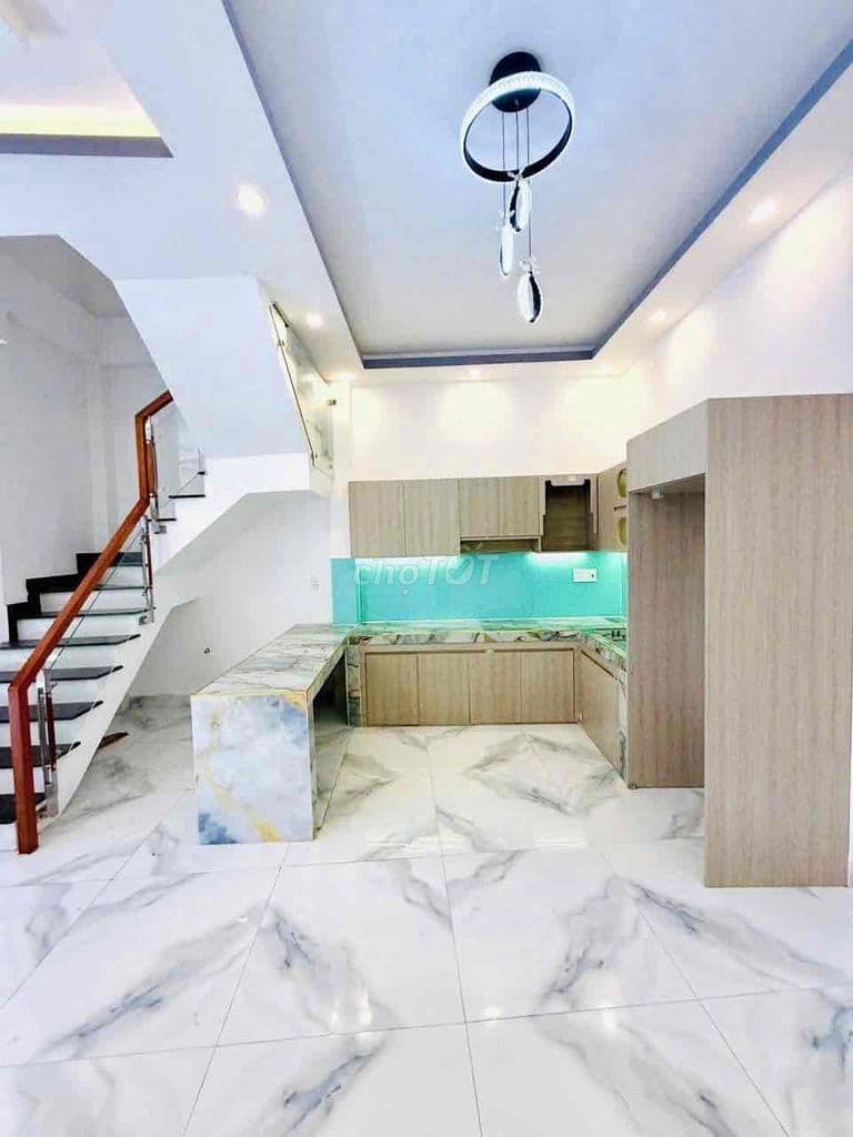 🛑Nhà mới xây, 4 tầng, gần MT Mạc Vân 50m2 đất,, k có lộ giới Q8 - Ảnh 2