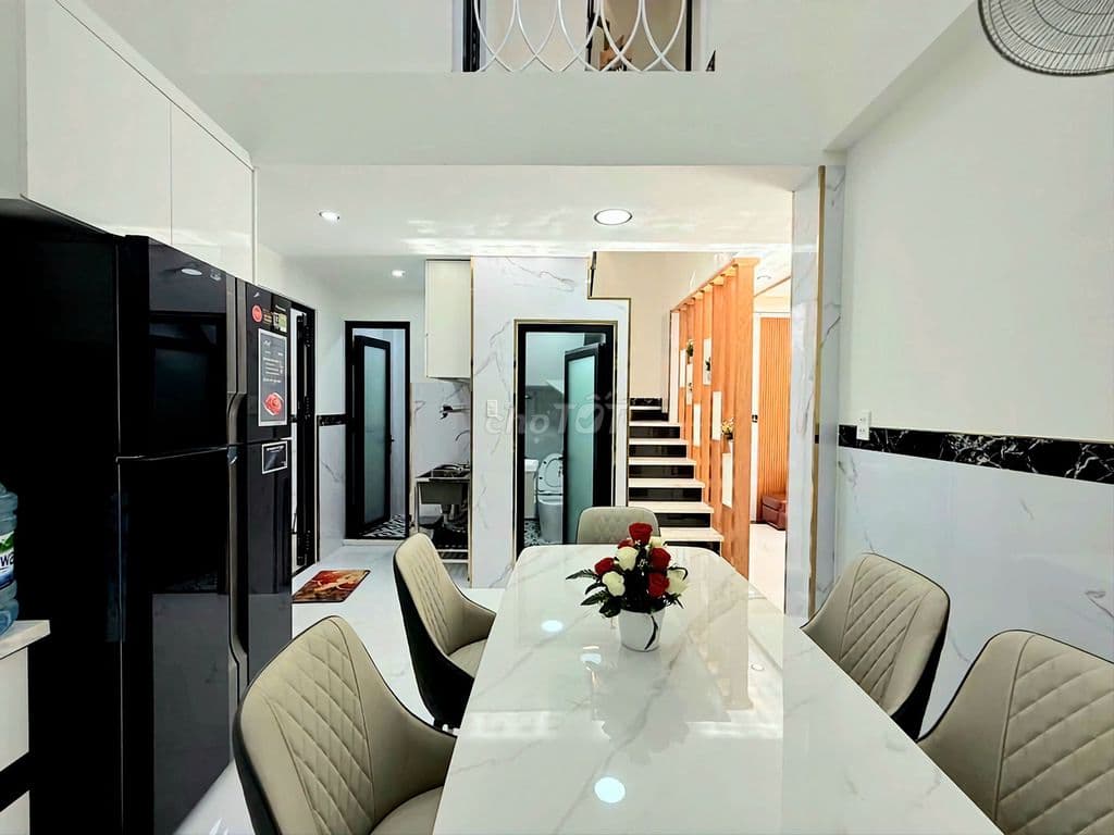 Giảm 1Tỷ Bán Gấp Nhà Mới 3 Tầng 40m2-HXH Nguyễn Gia Trí P25 Bình Thạnh - Ảnh 2