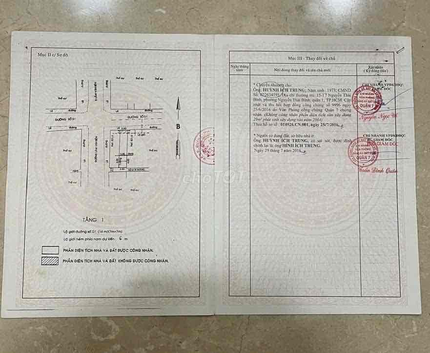 bán nha 239/1 lâm văn bền .q7 củ - Ảnh 3