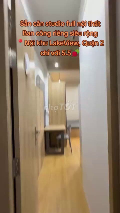 Cho thuê phòng LakeView City Q2 ngon bổ rẻ