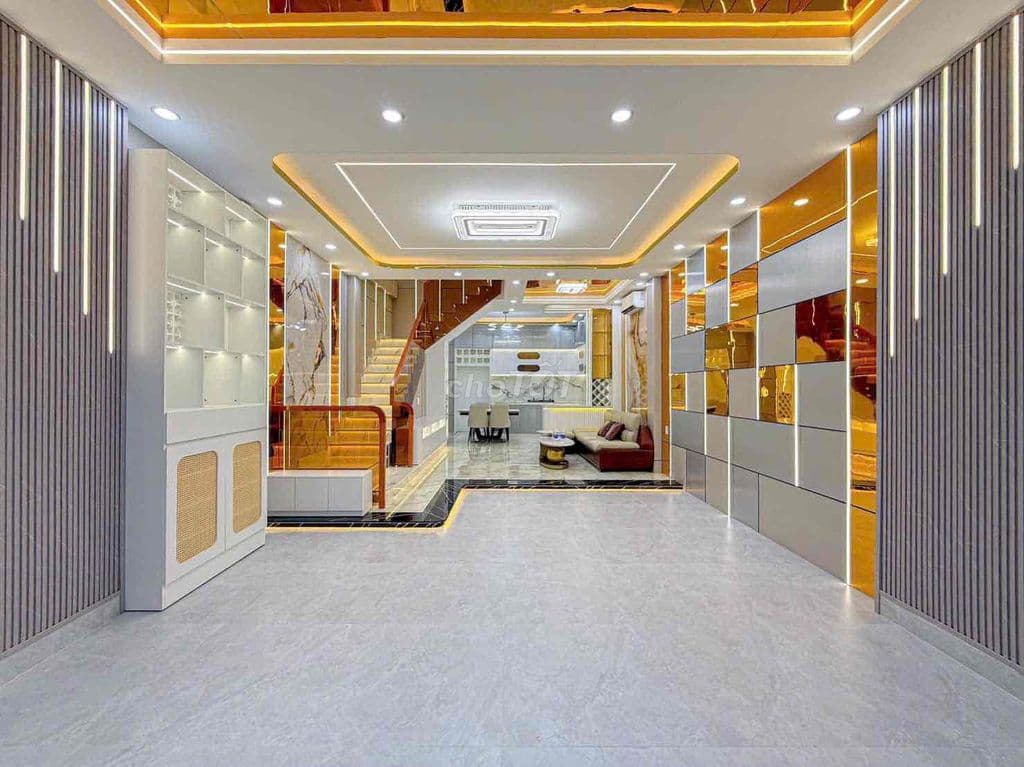 NHÀ PHỐ HIỆN ĐẠI VỪA HOÀN THIỆN HẺM XE HƠI 6M GÒ Ô MÔI QUẬN 07 - Ảnh 3