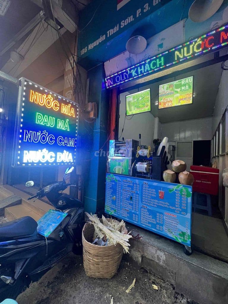 Sang quán nước mía gò vấp