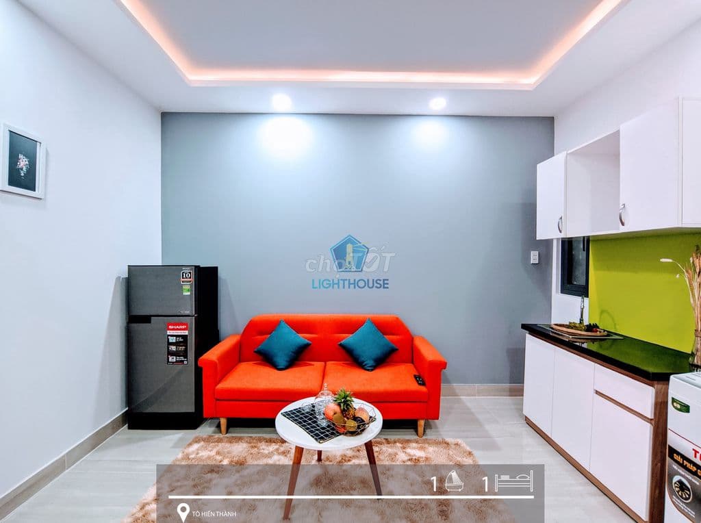✨CĂN HỘ 1PN TÁCH BẾP FULL NỘI THẤT, GẦN ĐH KINH TẾ, ĐH HUFLIT QUẬN 10 - Ảnh 2