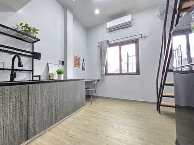 CHO THUÊ CĂN HỘ DUPLEX BÌNH THẠNH FULL NT TRỐNG SẴN, 6TR5