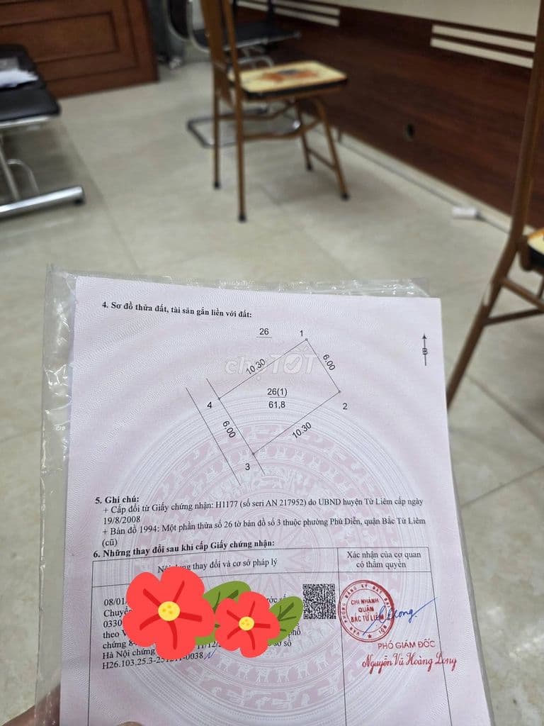 Tôi cần bán đất thổ cư Phú Diễn, ô tô, xây ccmn, giữ tiền. giá 11 tỷ