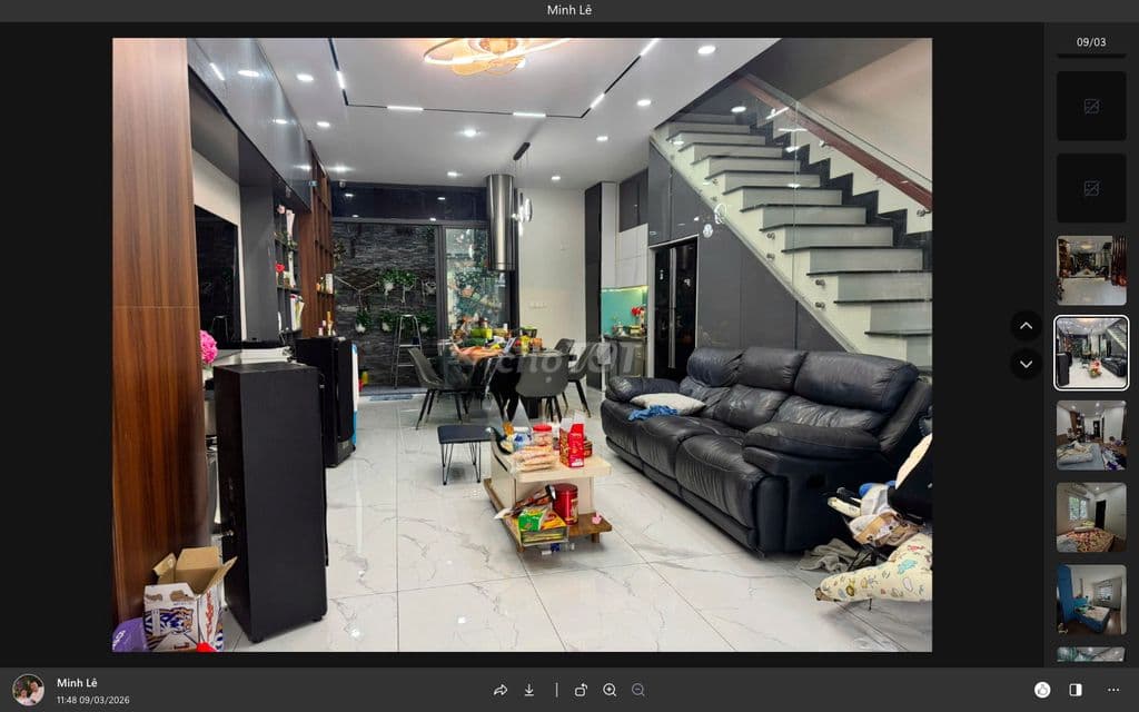 NHÀ ĐẸP 4 TẦNG ĐẶNG THUỲ TRÂM- DT 5x15m. 4PN5WC. GIÁ 13,9 TỶ TL - Ảnh 2