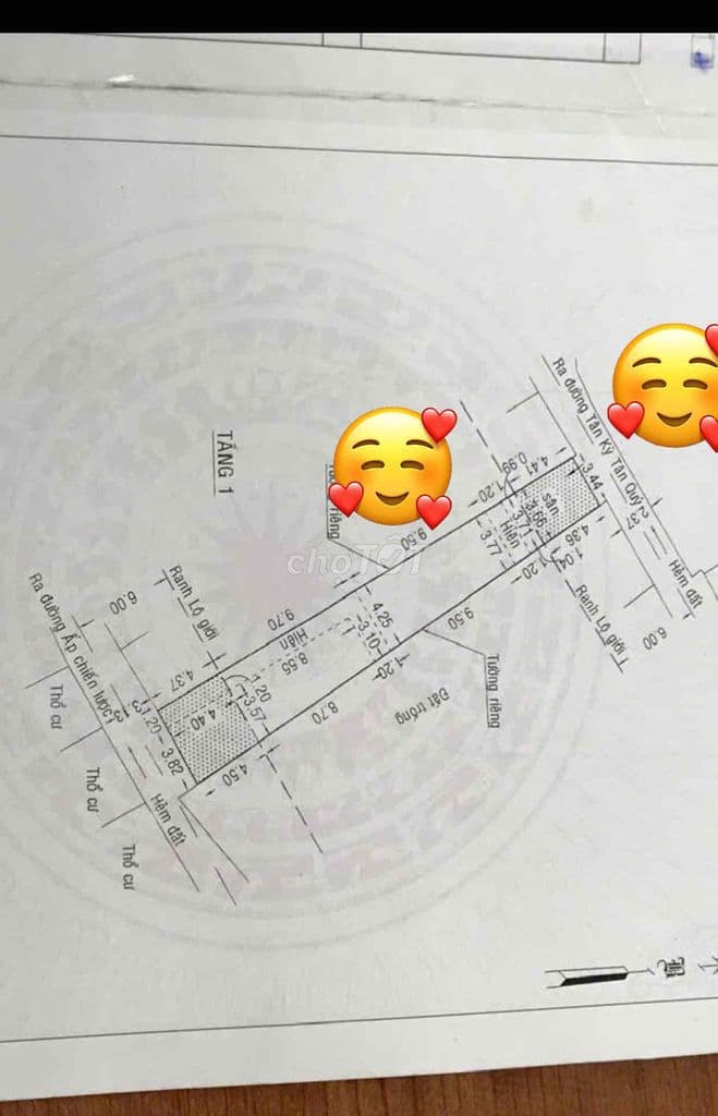 Bán nhà 2 mặt hẻm đường Tân Kỳ Tân Quý , DT sử dụng 127m