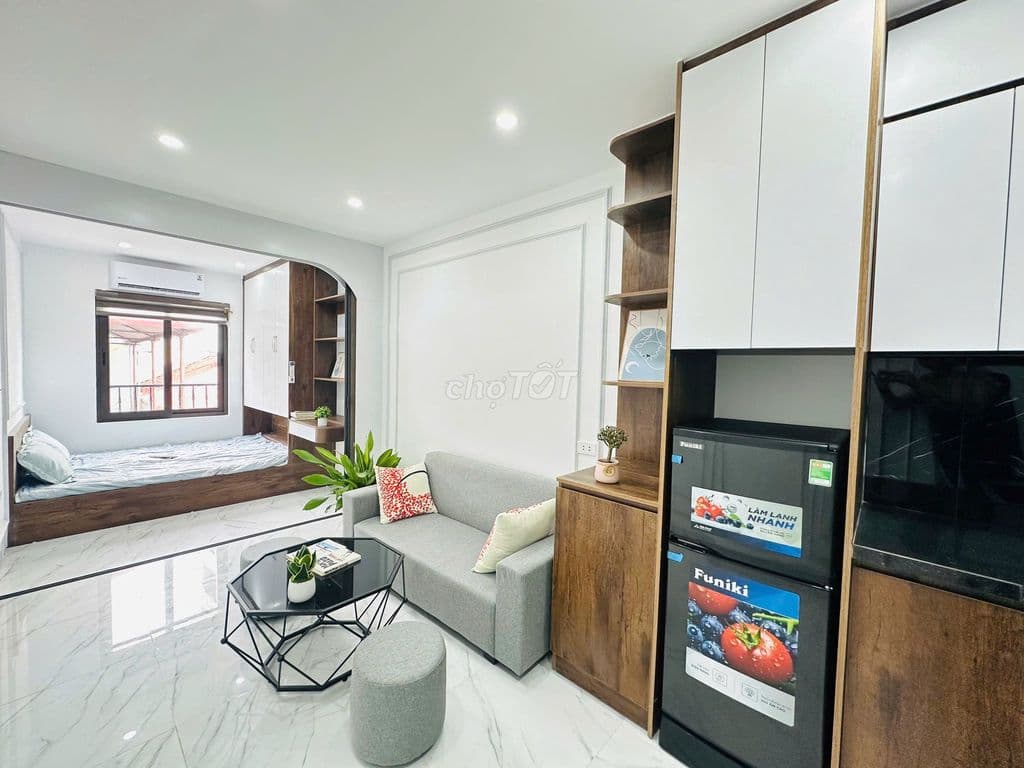 Căn hộ 1 ngủ 1 khách phố Khương Trung 30m2