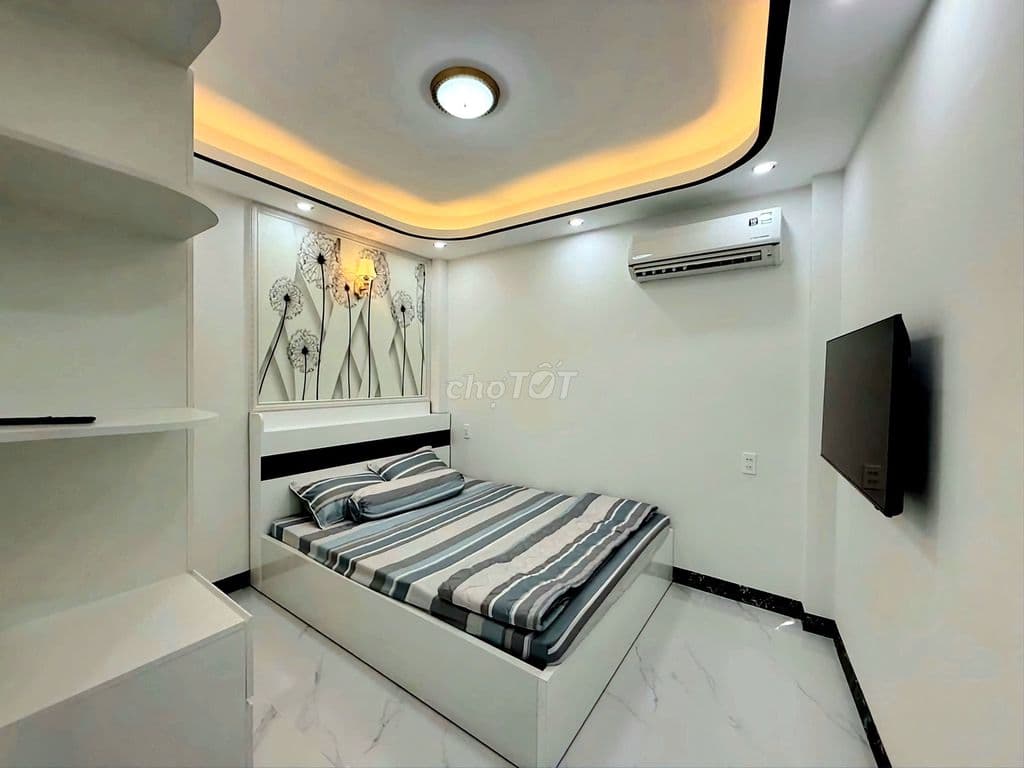 Giảm 1Tỷ Bán Gấp Nhà Mới 3 Tầng 40m2-HXH Nguyễn Gia Trí P25 Bình Thạnh - Ảnh 3