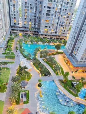 Cho thuê 59m2 - 2pn - sẵn 2 máy lạnh giá 7tr - view hồ bơi cực chill