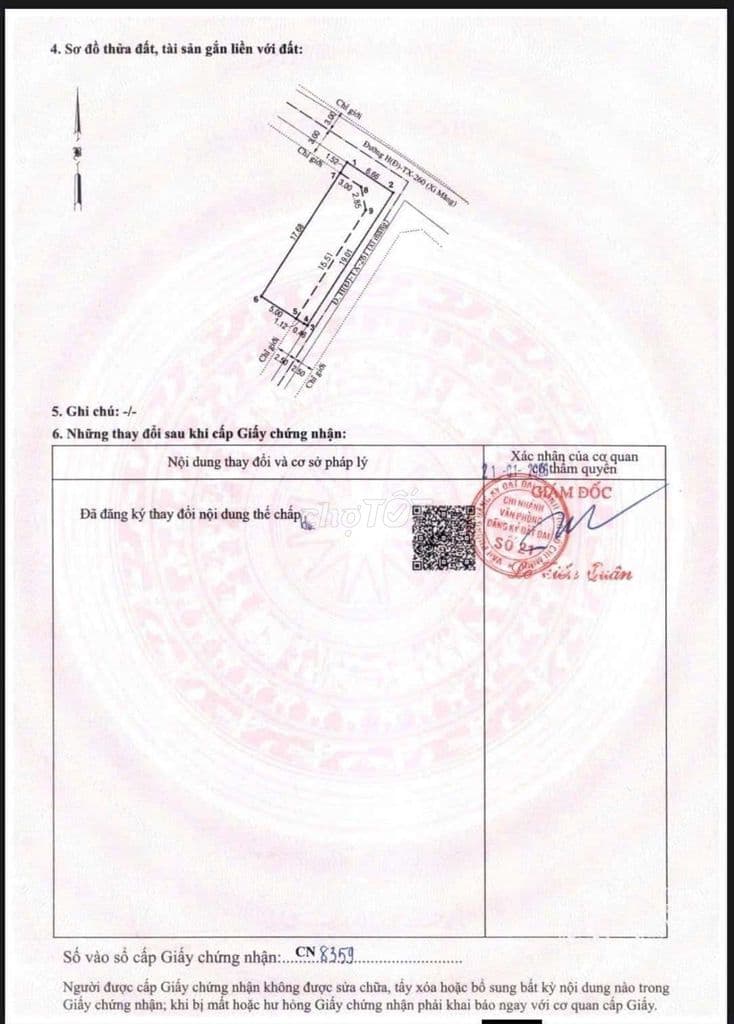 Đất 6,70 x 19m (126,5m2) Lô góc 2 Mặt hẻm nhựa thông ôtô tránh