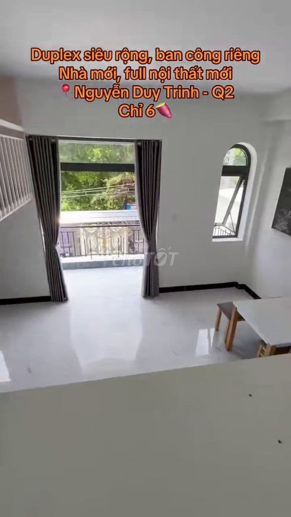 Cho thuê căn hộ Duplex Nguyễn Duy Trinh Quận 2 ban công full nội thất - Ảnh 3