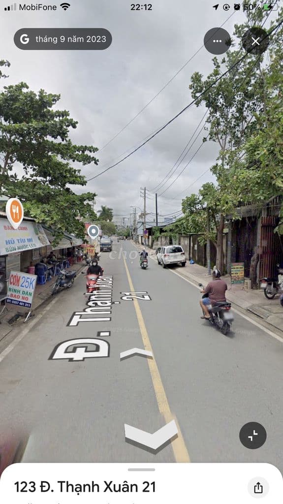 Gấp!! Đất 156m2 thổ cư (7x24m), HXH 5m Thạnh Xuân 21 Q.12 - Ảnh 3