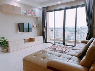 Căn hộ diện tích 133m2 3PN The Gold View Quận 4