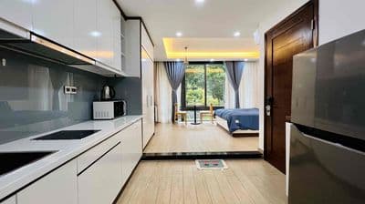 STUDIO tách bếp - Cửa sổ lớn - Có dịch vụ dọn dẹp