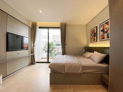 STUDIO CAO CẤP BAN CÔNG - FULL NỘI THẤT!