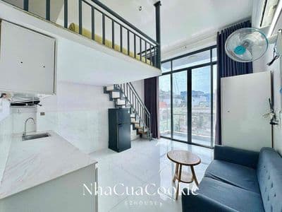 Căn hộ duplex ban công siêu thoáng full nội thất ngay etown