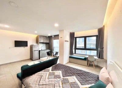 Căn hộ 40m2 cửa sổ thoáng gần Phan Đăng Lưu, Bình Thạnh. An ninh tốt.