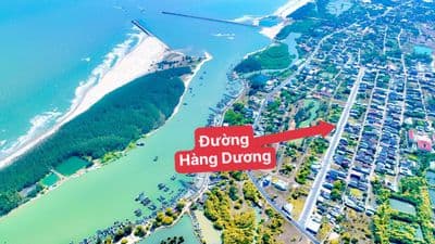 Bán 3 lô mặt tiền đường Hàng Dương, ven biển Lộc An. DT 100m2 - 277m2