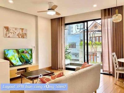 Hệ Thống Căn Hộ_Mới 100%_1PN 50m2_Nội Thất Cao Cấp_Bùi Đình Tuý