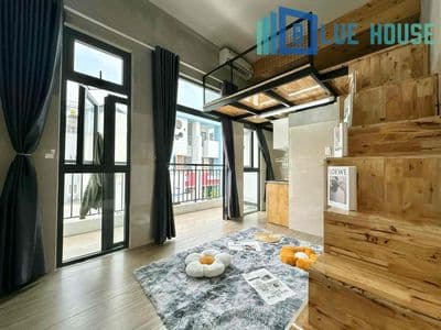 Cho thuê căn hộ duplex ban công ngay chợ tân hương, đại học văn hiến
