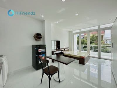 Cho thuê căn hộ studio ban công full nội thất gần trần não cầu sài gòn