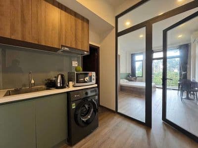 Căn hộ 1pn ban công full nt ngay mai chí thọ gần đảo kim cương sala tt