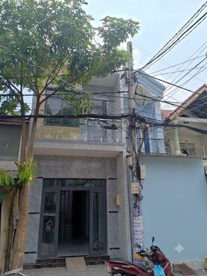Nhà cho thuê 4x16 - mặt tiền kdc bà điểm – chợ cây me - 9 triệu/tháng