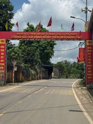 Bán đất 245m2-lô góc-kinh doanh-phú mãn-quốc oai-hà nội-mặt tiền 12.5m