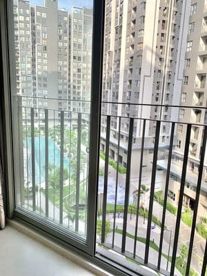 Cho thuê căn 70m2, tháp D, có giường, tủ, 2PN-2WC