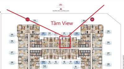Cần bán căn hộ 2PN 63,6m2, tầng 07 Peninsula Đà Nẵng, mặt sông Hàn