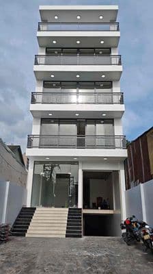 Toà nhà 5 tầng 7x36 mới xây mặt tiền Nguyễn văn Tăng, p Long Thạnh Mỹ