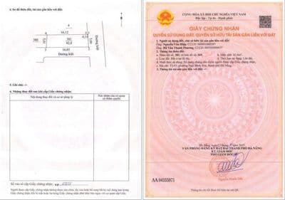 Chính chủ cần bán lô góc kiệt ôtô bình kỳ ngủ hành Sơn TPĐN