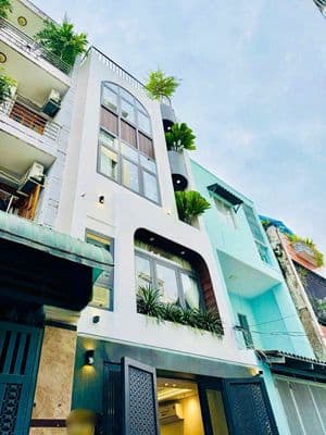 HOT ĐƯỜNG HOA, Mặt tiền 14C Hoa Sứ, Phú Nhuận. 1 Trệt 3 lầu Nhà Mới