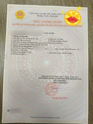 Khu dân cư Việt Sing Vsip 1. Có sổ hồng 545 triệu