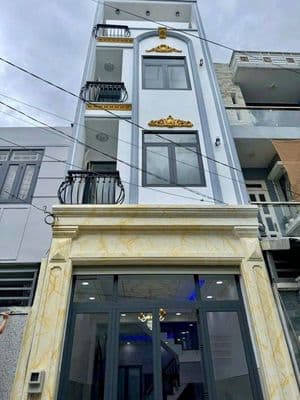 Nhà bán mới 100% gần chợ Bình thành,dt 4x15 4 lầu,p bình tanhcm,5ty449