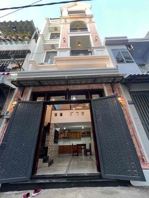 Nhà Bán 1trệt 1lững 3lầu giá 6 ty 600triệu phường thông tây hội p9 gv