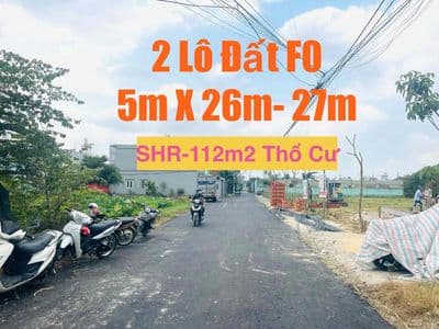 ĐẤT MT NHỰA 9m-5m X 27m - Gần Phan Văn Hớn-Bà Điểm