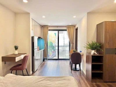 Căn hộ ban công 30m2 full ánh sáng tại Lê Trực gần chợ Bà Chiểu