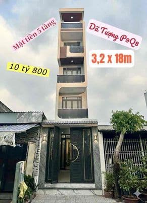 Mặt tiền 5 tầng xây mới Dã Tượng P9Q8 vị trí kinh doanh