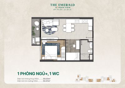 THE EMERALD GARDEN VIEW, CHỈ 1.39 TỶ/CĂN, THANH TOÁN 0,5% MỖI THÁNG