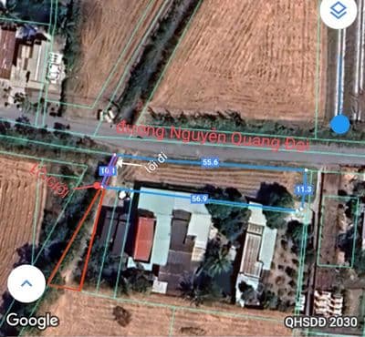 Đất mặt tiền đường Nguyễn Quang Đại gần dự án QL 50B