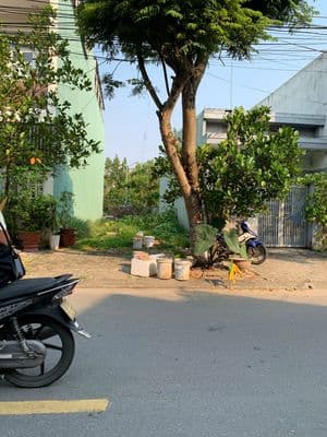 lô đất 2 mặt tiền trước sau đường trần lê sát chợ Hòa xuân, đông nam
