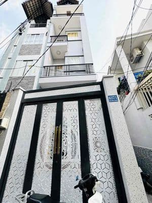 Nhà 5 tầng, 74m2 đất, sau mặt tiền phạm thế hiển p4