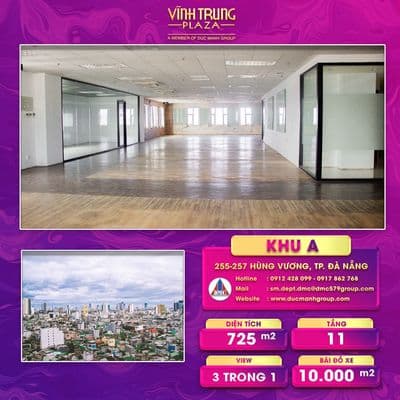 VĂN PHÒNG VĨNH TRUNG PLAZA – KHÔNG GIAN PHÙ HỢP CHO DOANH NGHIỆP