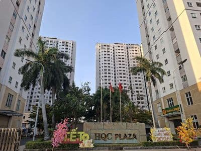 Bán căn hộ HQC Plaza 54m2 sổ hồng sang tên 1ty5. Cách Q1 chỉ 25p